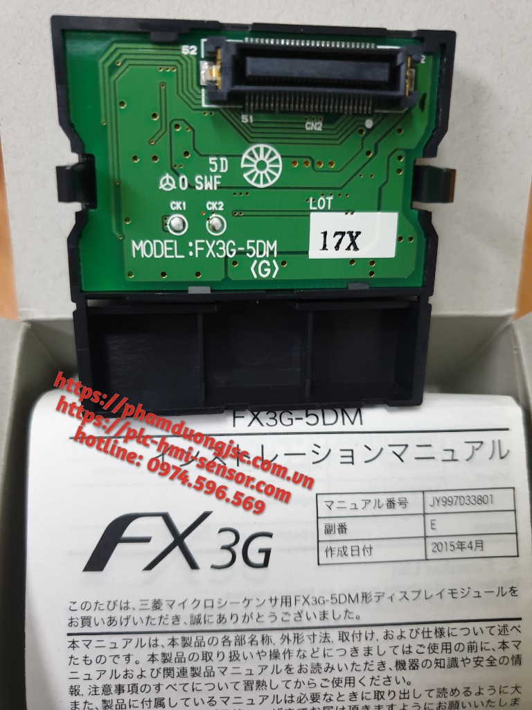 FX3G-5DM MÀN HÌNH CÀI THAM SỐ MITSUBISHI