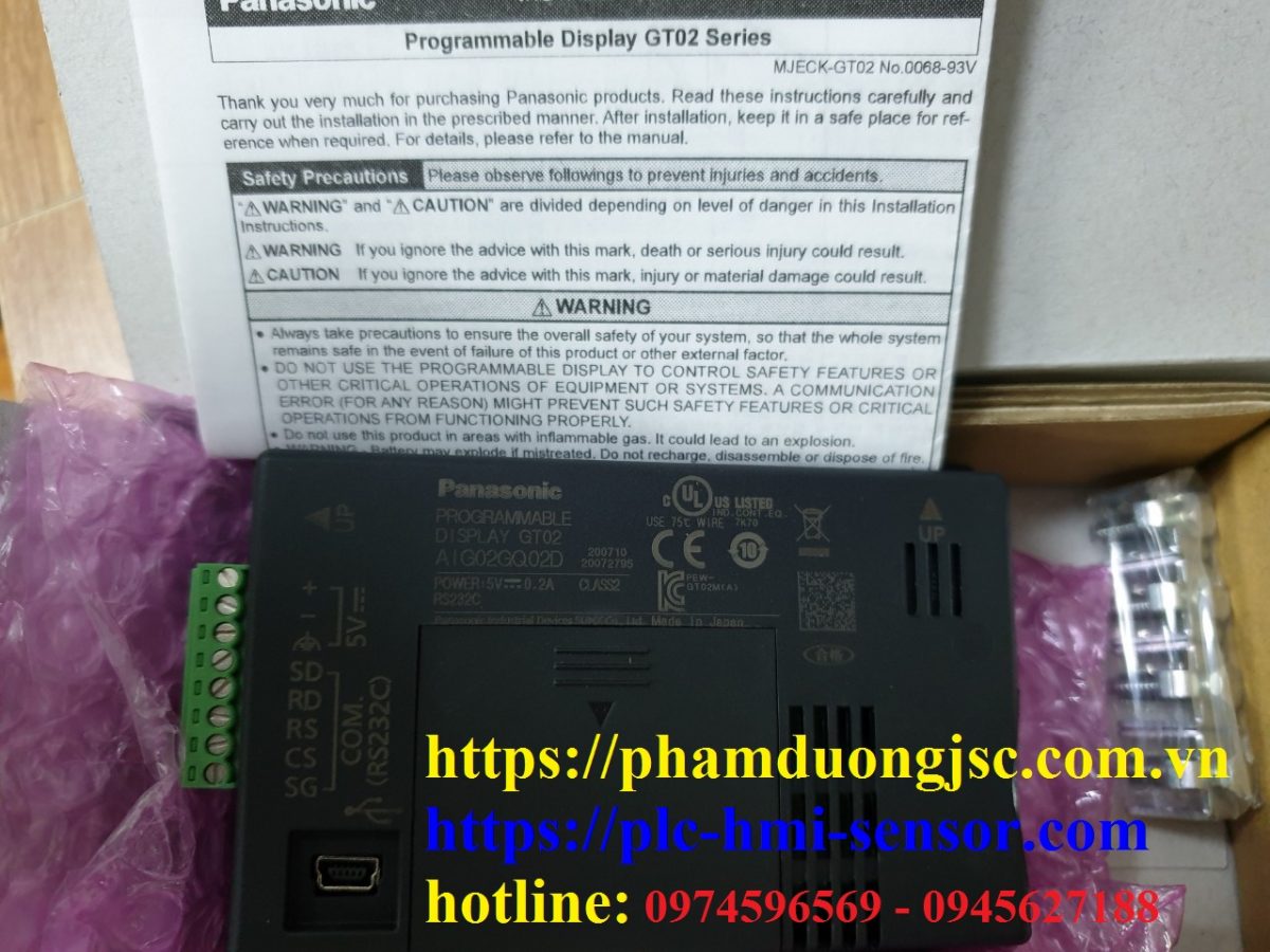 PANASONIC GT02 AIG02GQ02D