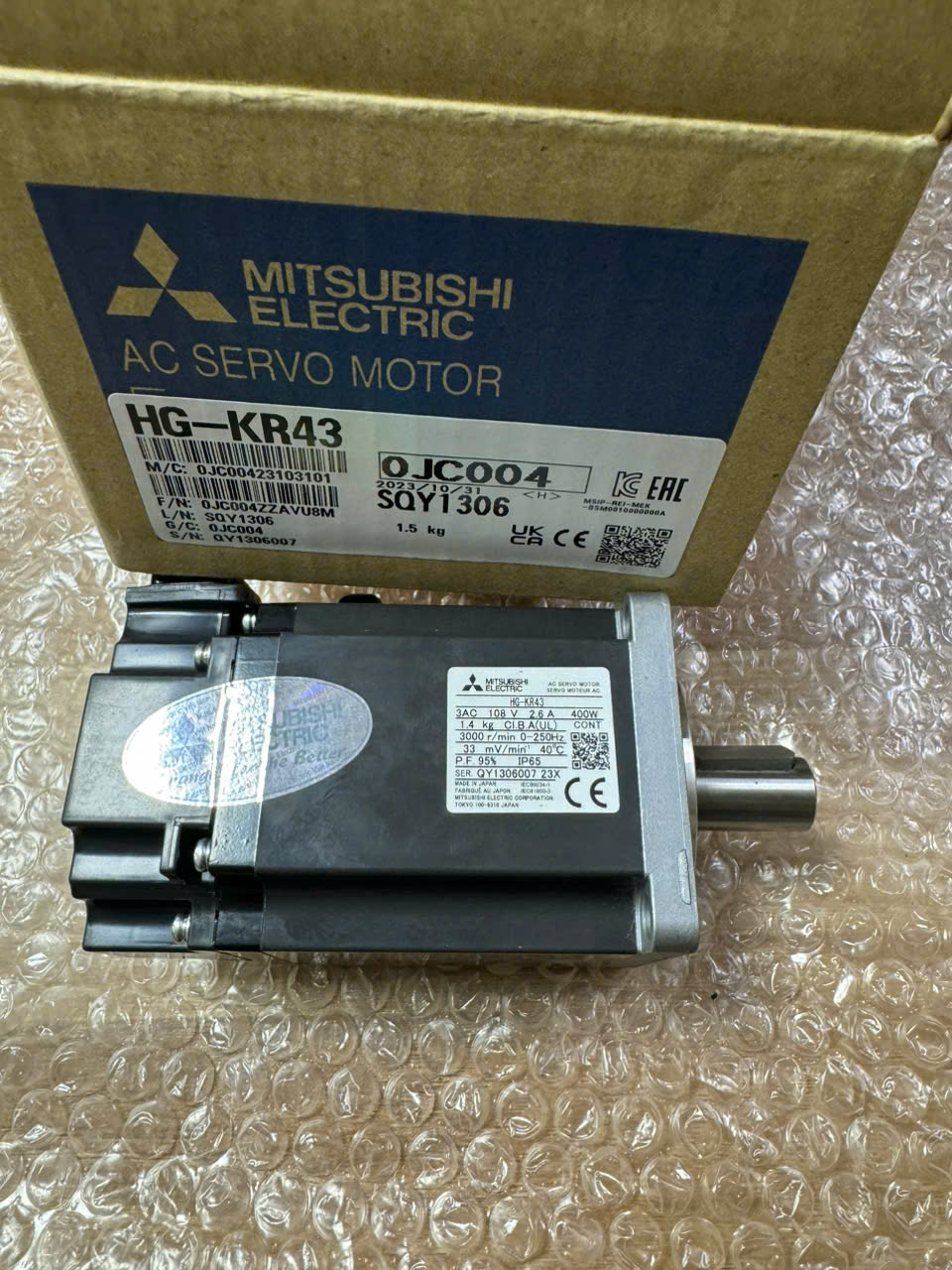 HG-KR43K SERVO MITSUBISHI 400W