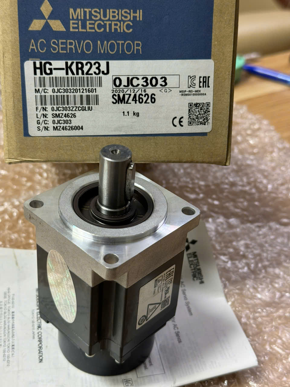 HG-KR23JK AC SERVO MOTOR MITSUBISHI