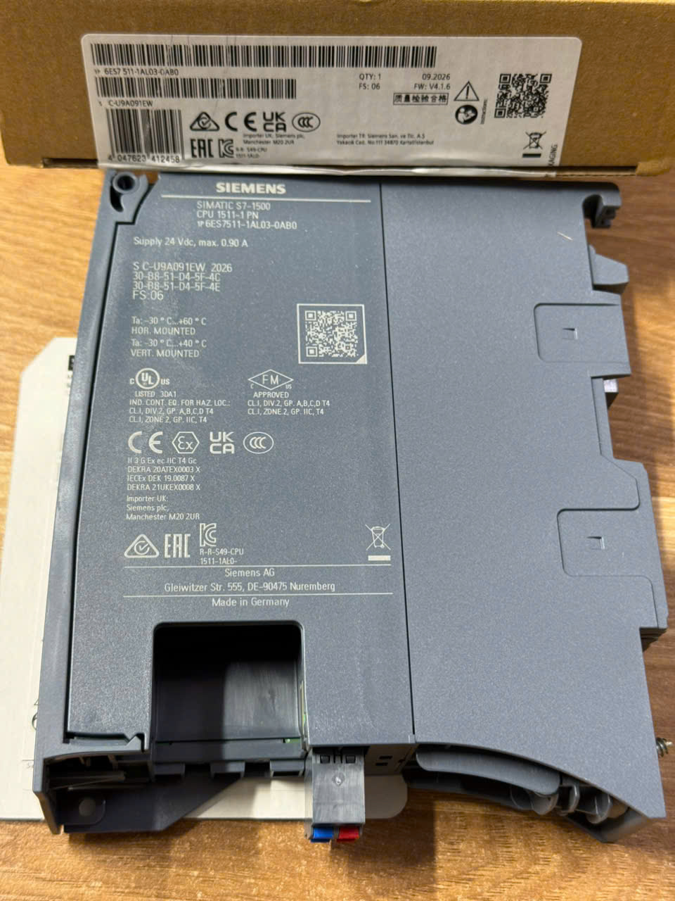 CPU SIEMENS 6ES7511-1AL03-0AB0
