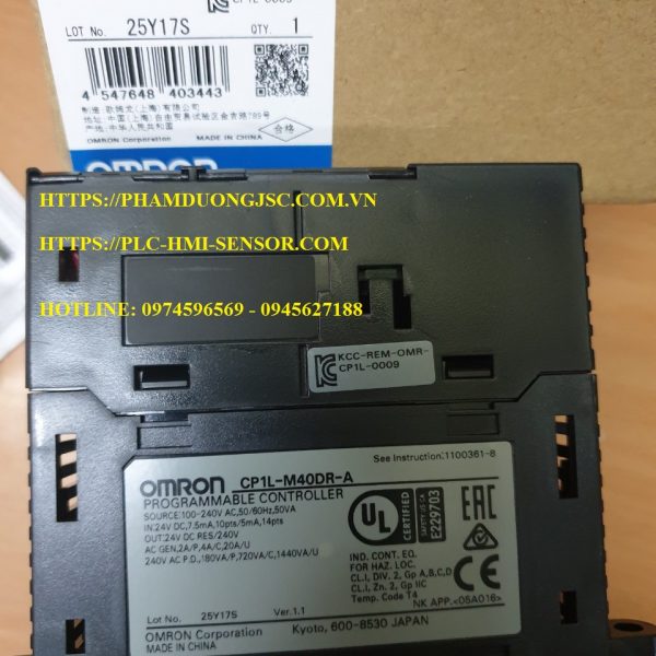 CP1L-M40DR-A PLC OMRON