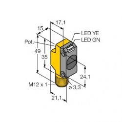 Cảm biến quang Turck QS18EP6DB Cảm biến quang Turck QS18EP6DB