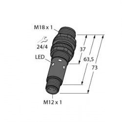Cảm biến quang Turck S18-2VPDL-2M Cảm biến quang Turck S18-2VPDL-2M