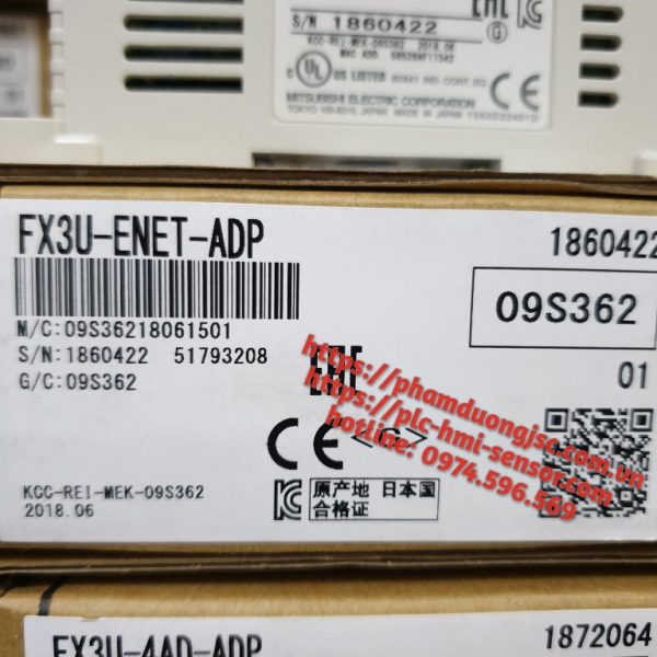 FX3U-ENET-ADP MODULE ETHERNET MITSUBISHI