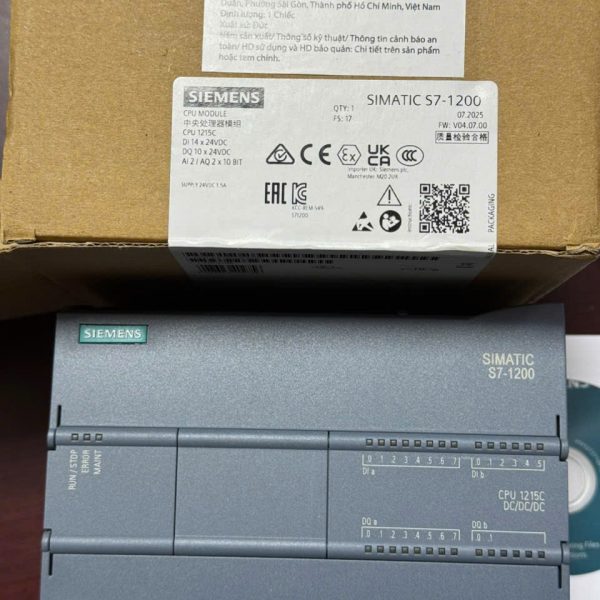 SIEMENS S7-1200 CPU 6ES7215-1AG40-0XB0