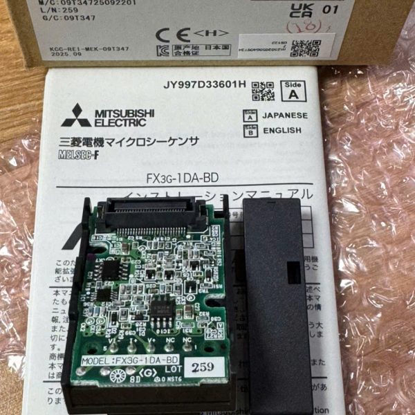 BOARD ANALOG MITSUBISHI FX3G-1DA-BD BOARD ANALOG MITSUBISHI FX3G-1DA-BD