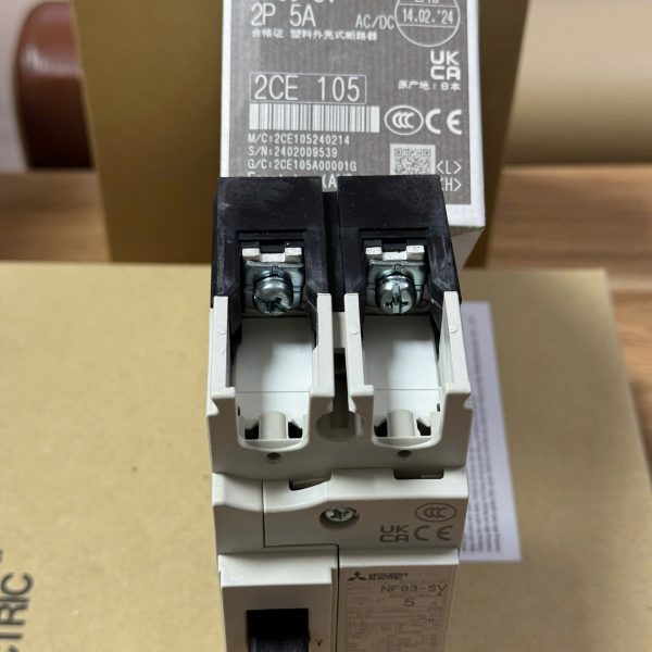 APTOMAT KHỐI MITSUBISHI NF63-SV 2P 5A APTOMAT KHỐI MITSUBISHI NF63-SV 2P 5A