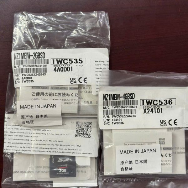 THẺ NHỚ MITSUBISHI NZ1MEM-2GBSD THẺ NHỚ MITSUBISHI NZ1MEM-2GBSD